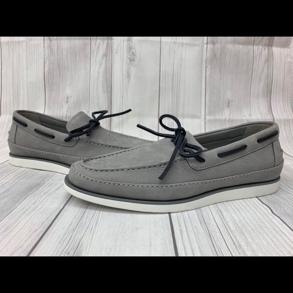 Sperry Gold Cup Grey Nubuck Boat Deck Shoe